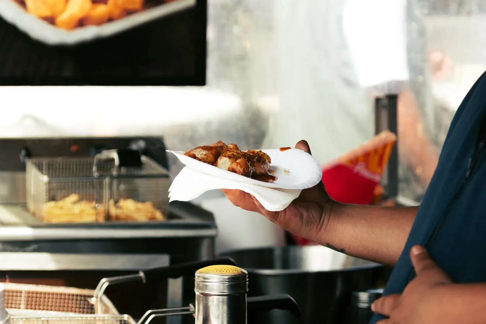Streetfood-Theke zum Mitnehmen